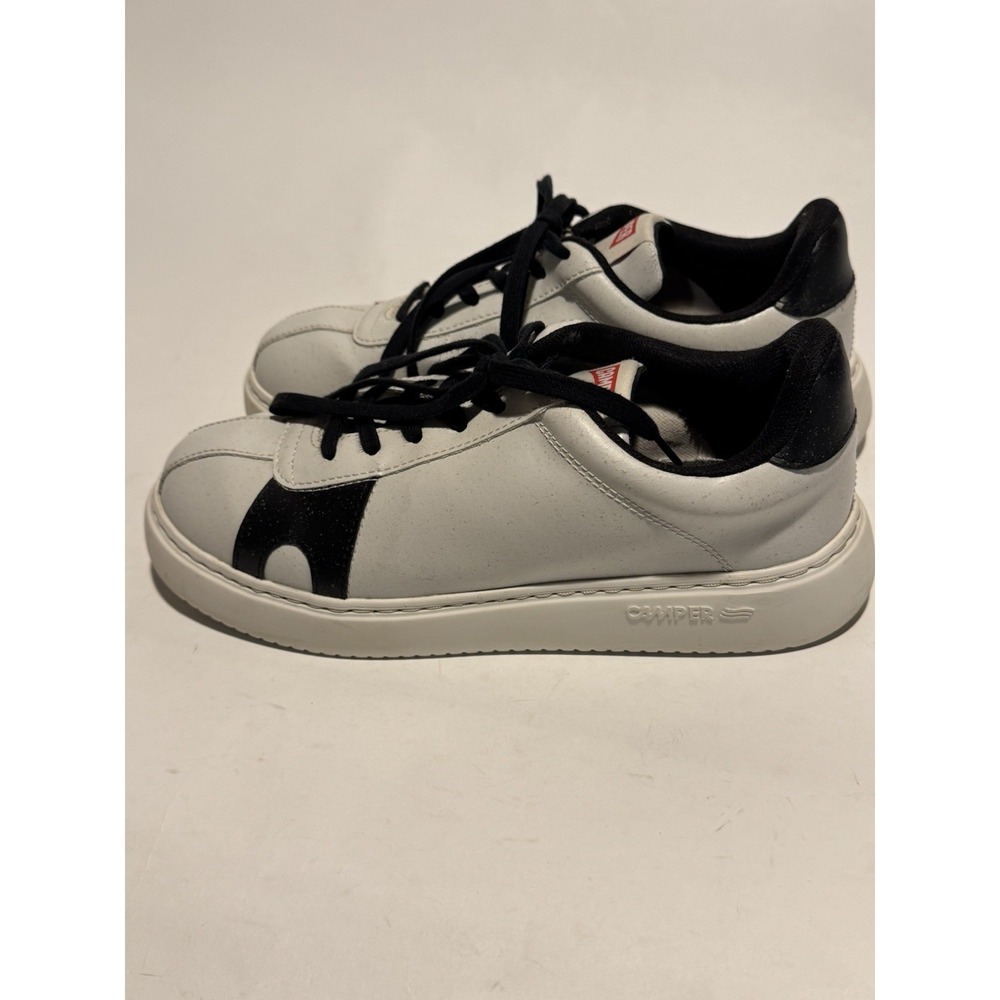 Camper Twins Non Dyed Lace Up Leather Sneaker White Women 8 Mens 6